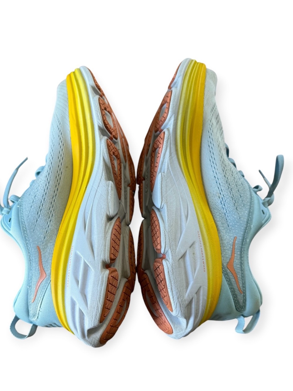 Hoka One One Bondi 8 ‘Blue Summer Song Country Air’ Women's Shoes Size 10.5B EUC - Picture 8 of 13